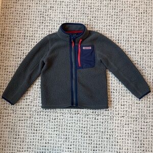 Vineyard Vines Navy and Gray Fleece Jacket